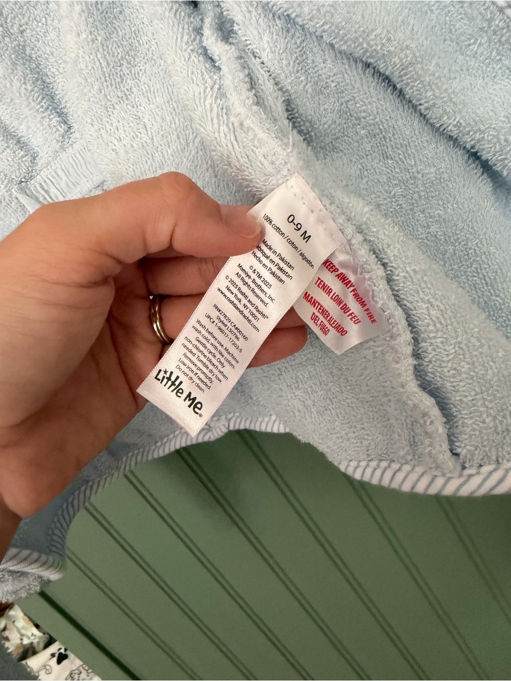 Baby Hooded Bath Robe - Picture 6 of 6